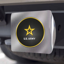 Load image into Gallery viewer, U.S. Army Hitch Cover (Chrome/Yellow)*