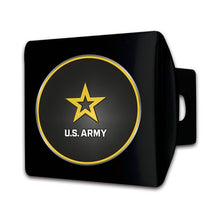 Load image into Gallery viewer, U.S. Army Hitch Cover (Black/Yellow)