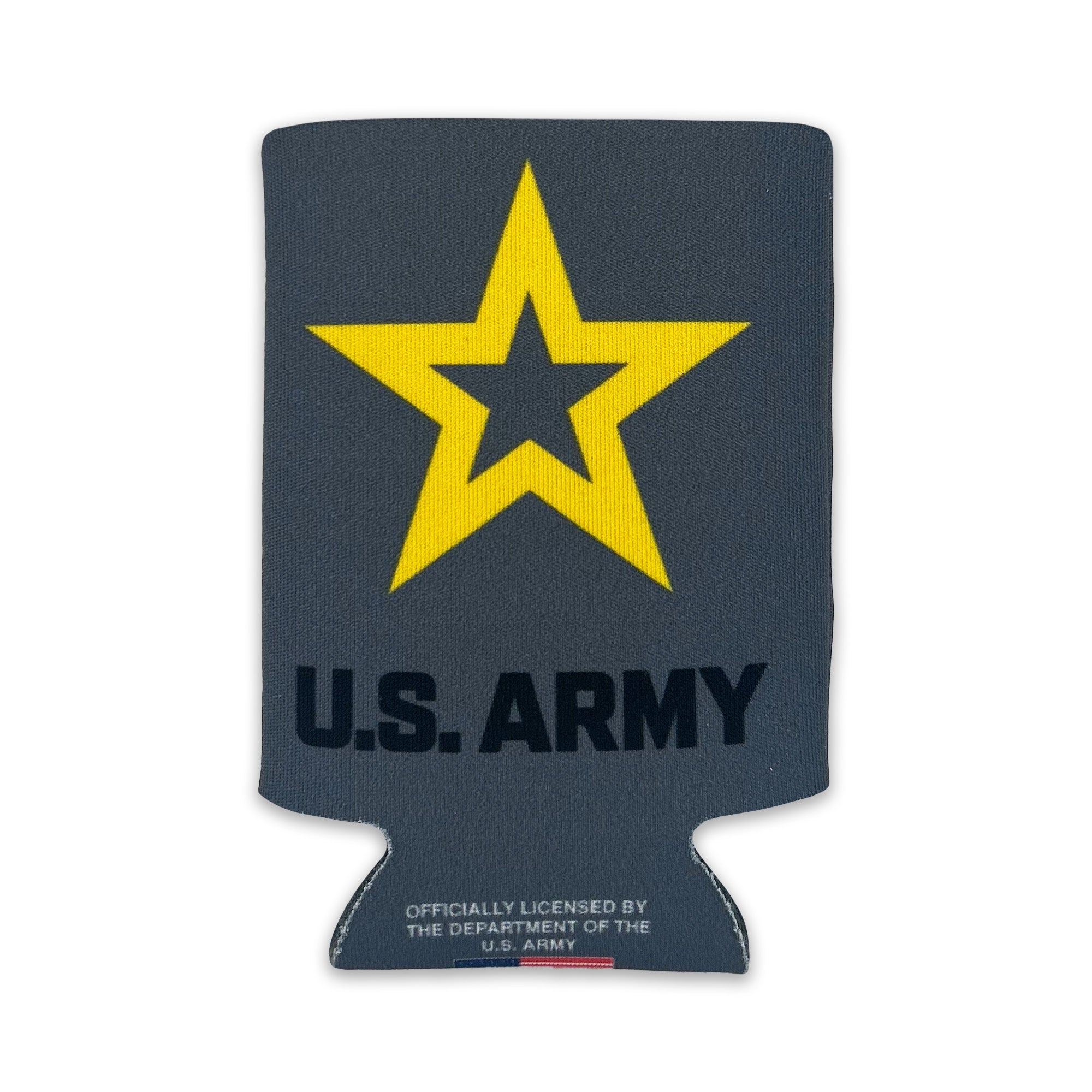 United States Army Star 12oz Can Cooler (Grey)