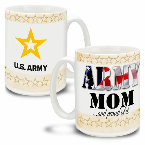 Army Star Mom And Proud Of It Mug