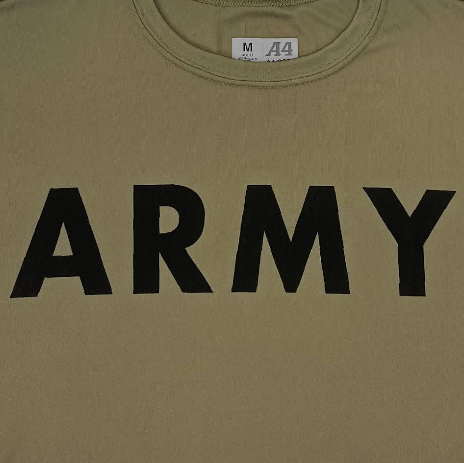 Army Logo Core Performance Long Sleeve T (Olive)