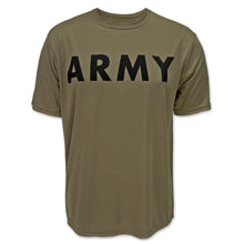 Load image into Gallery viewer, Army Logo Core Performance T-Shirt (Olive)