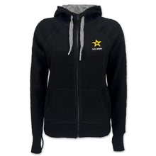 Load image into Gallery viewer, Army Ladies Victory Full Zip Hood (Black)