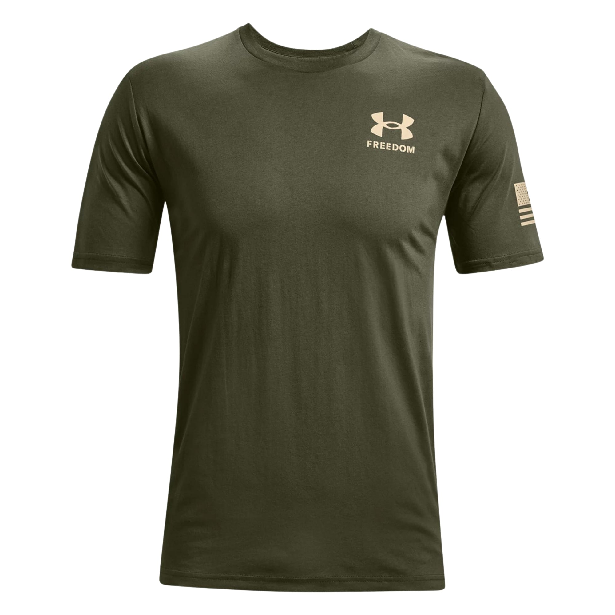 Under Armour Freedom Flag T-Shirt (OD Green/Sand)