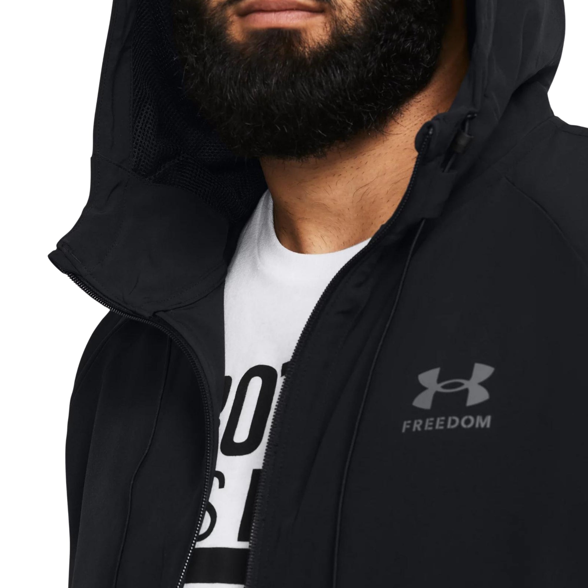 Under Armour Freedom Windbreaker Jacket (Black)