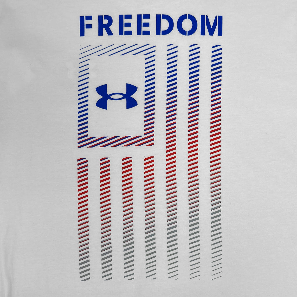 Under Armour Freedom Flag Gradient T-Shirt (White)