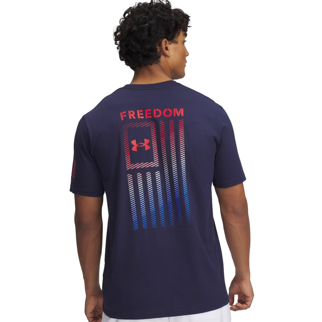 Under Armour Freedom Flag Gradient T-Shirt (Navy)