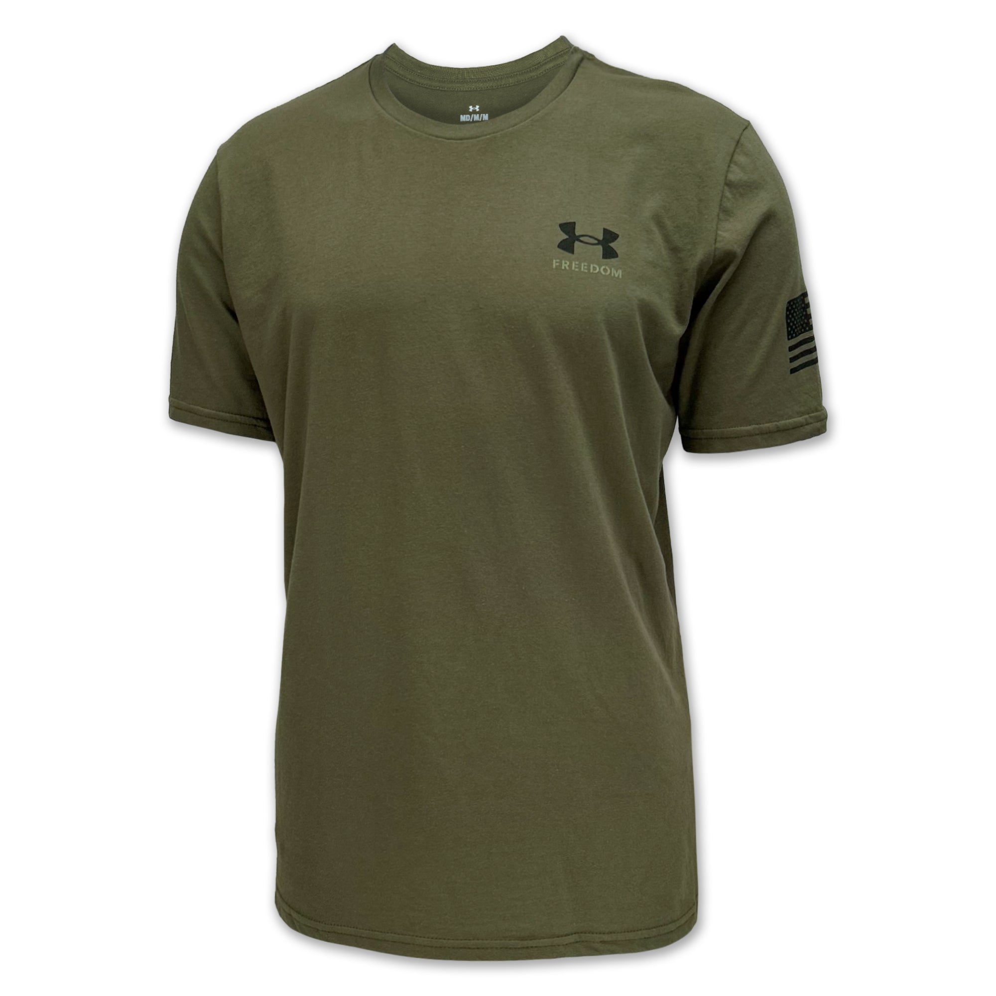 Army Under Armour Freedom By Land T-Shirt (OD Green)