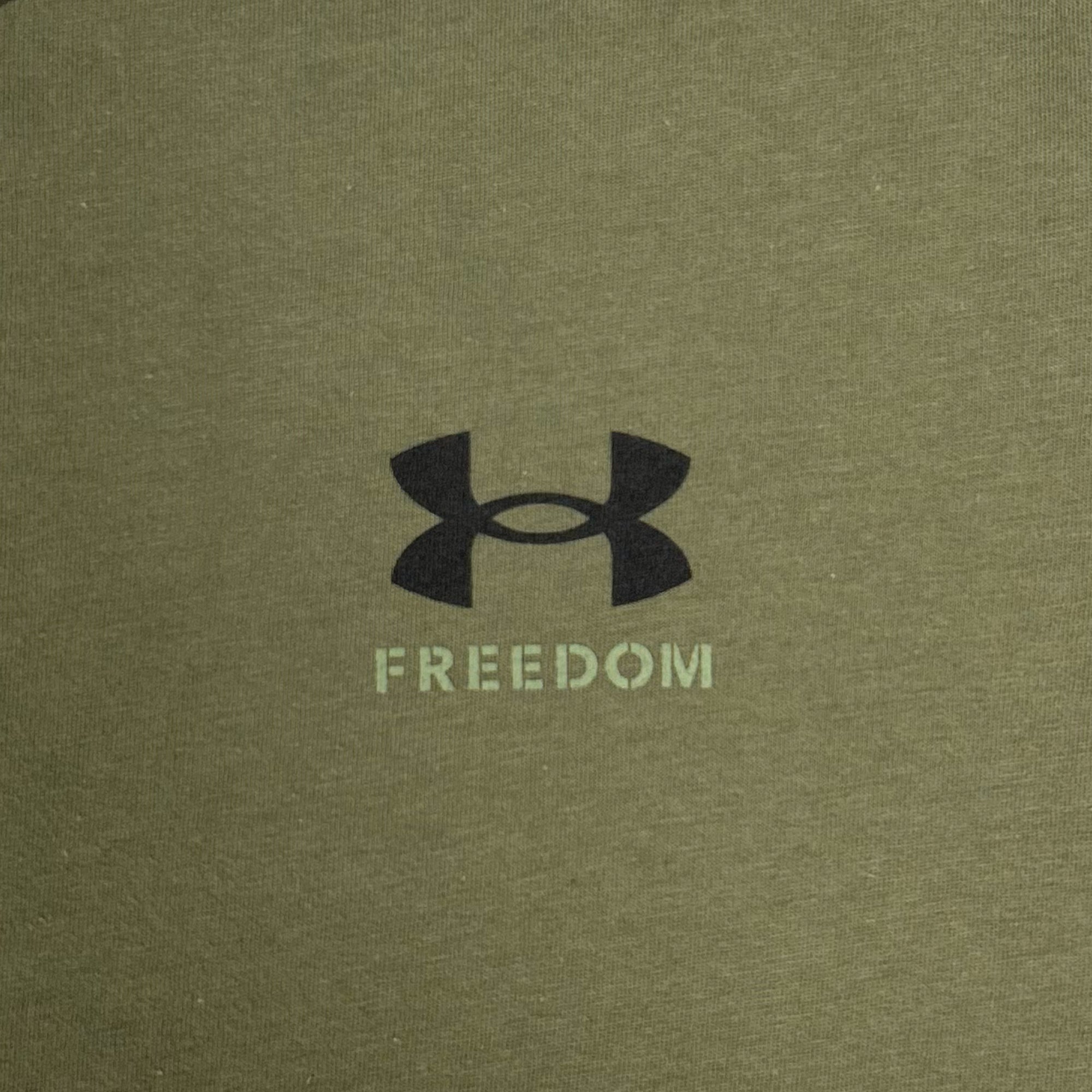 Army Under Armour Freedom By Land T-Shirt (OD Green)