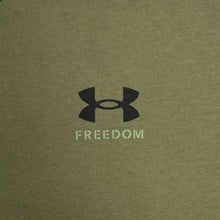 Load image into Gallery viewer, Army Under Armour Freedom By Land T-Shirt (OD Green)