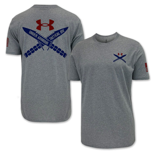 Under Armour Freedom Tac Logo T-Shirt (Grey)