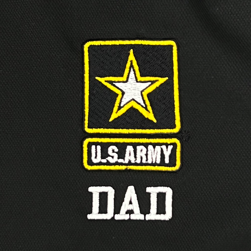 Army Dad Polo (Black)