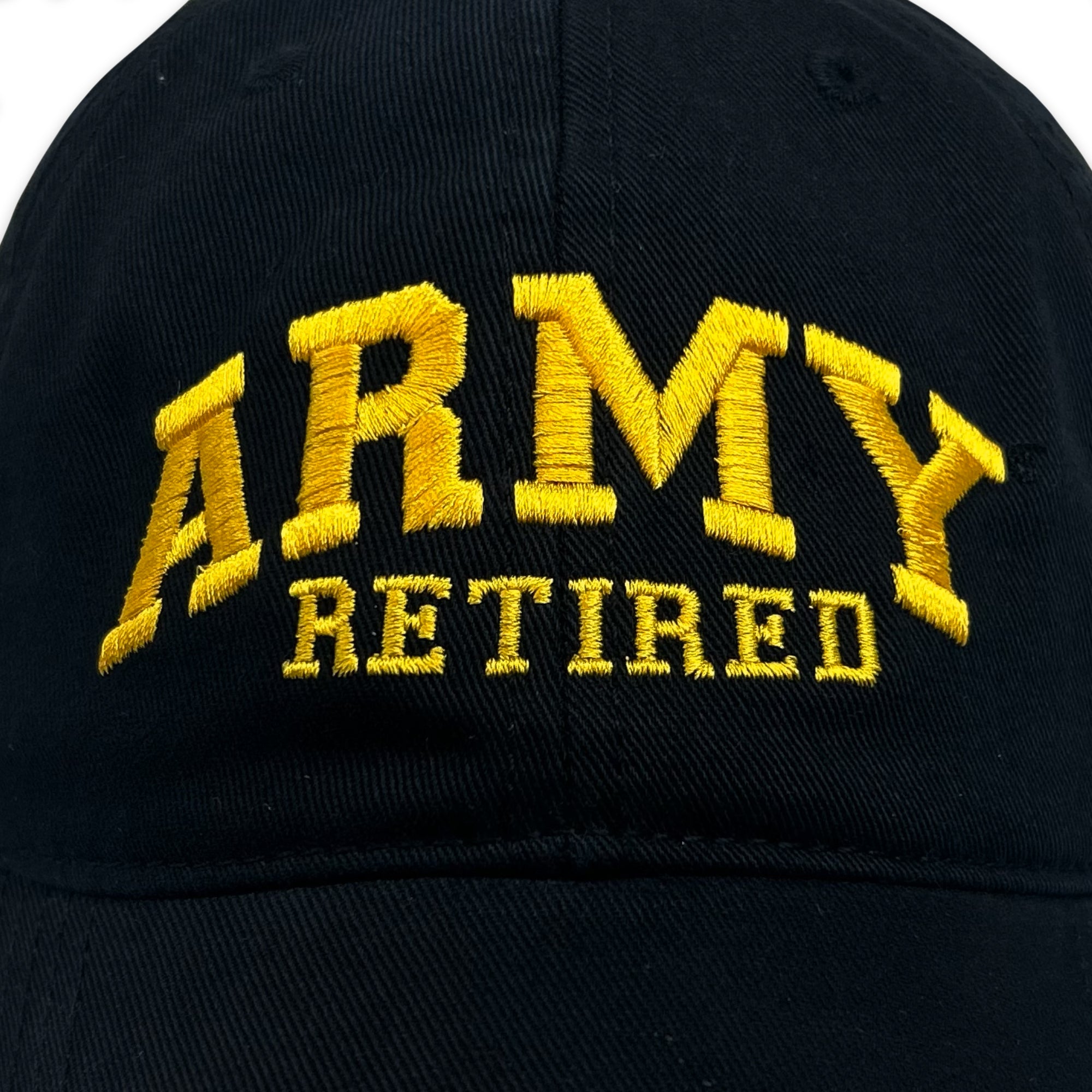 Army Retired Relaxed Twill Hat (Black)