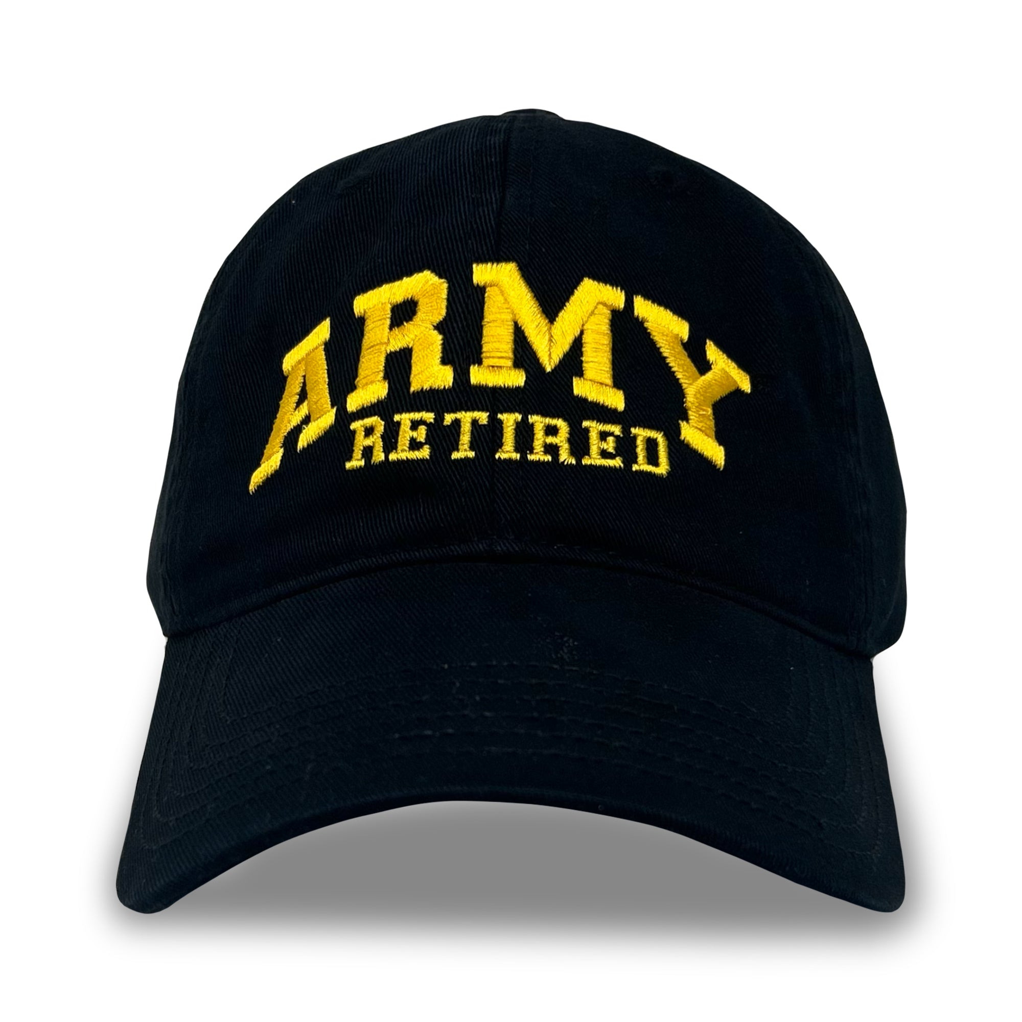 Army Retired Relaxed Twill Hat (Black)