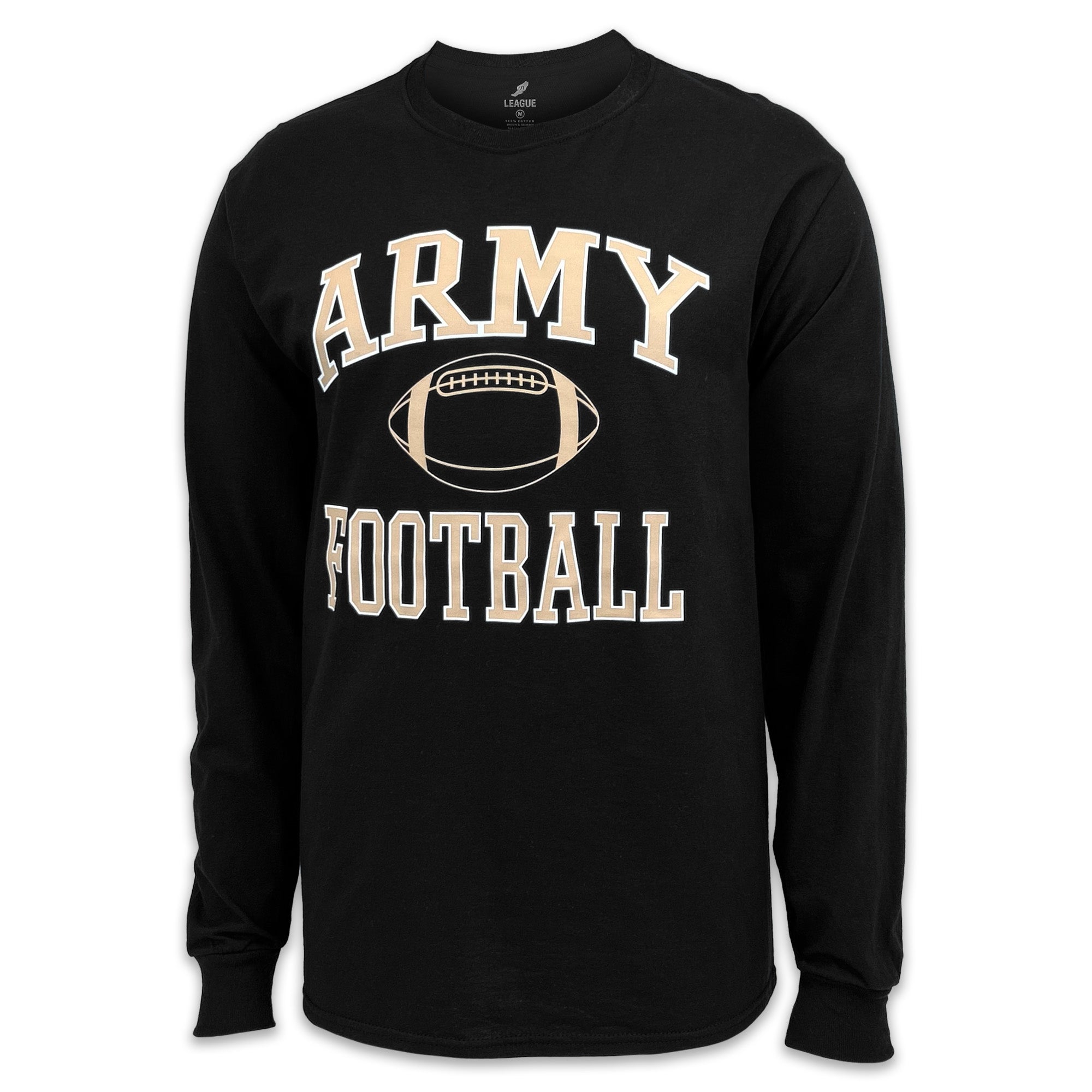 Army Football Long Sleeve T-Shirt (Black)