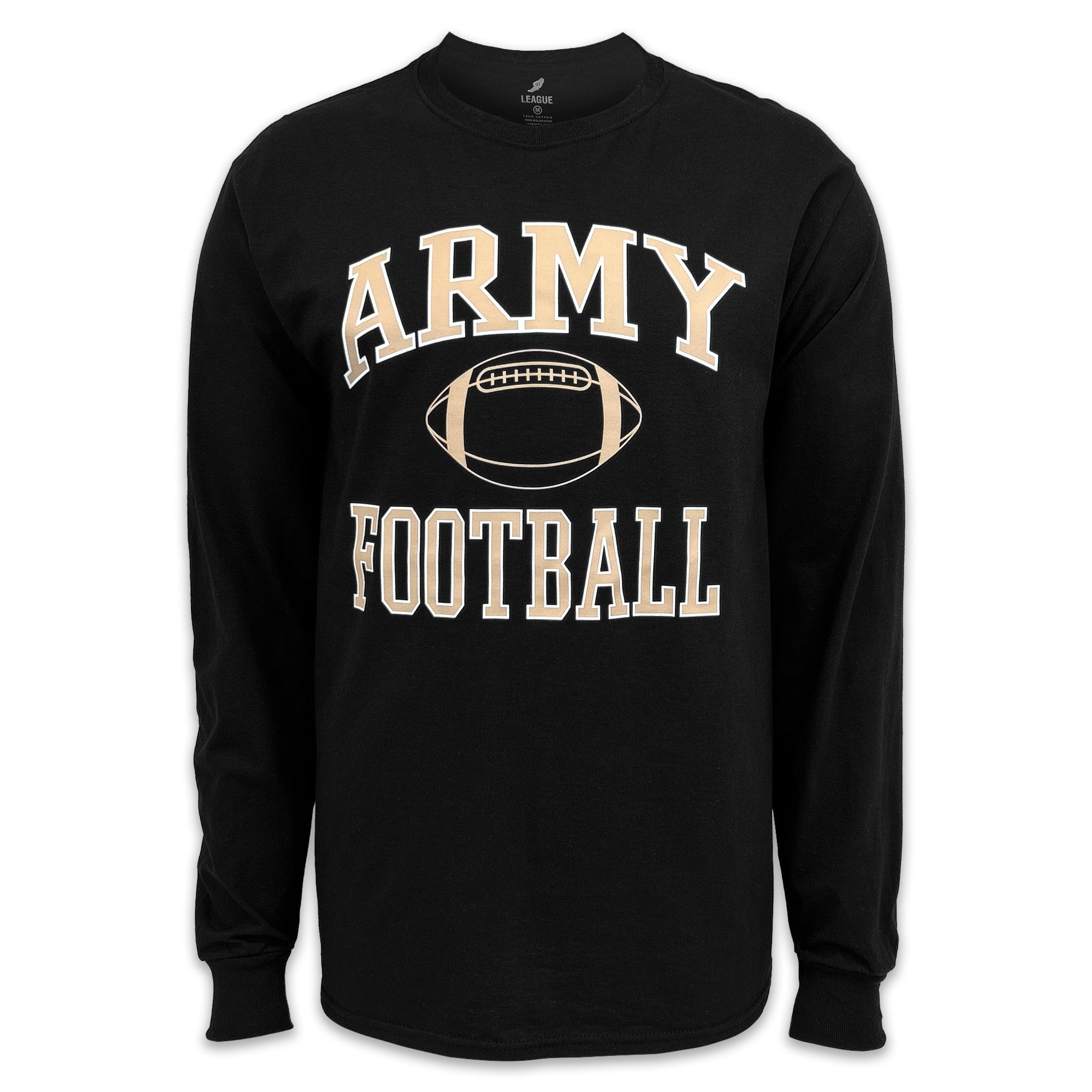 Army Football Long Sleeve T-Shirt (Black)