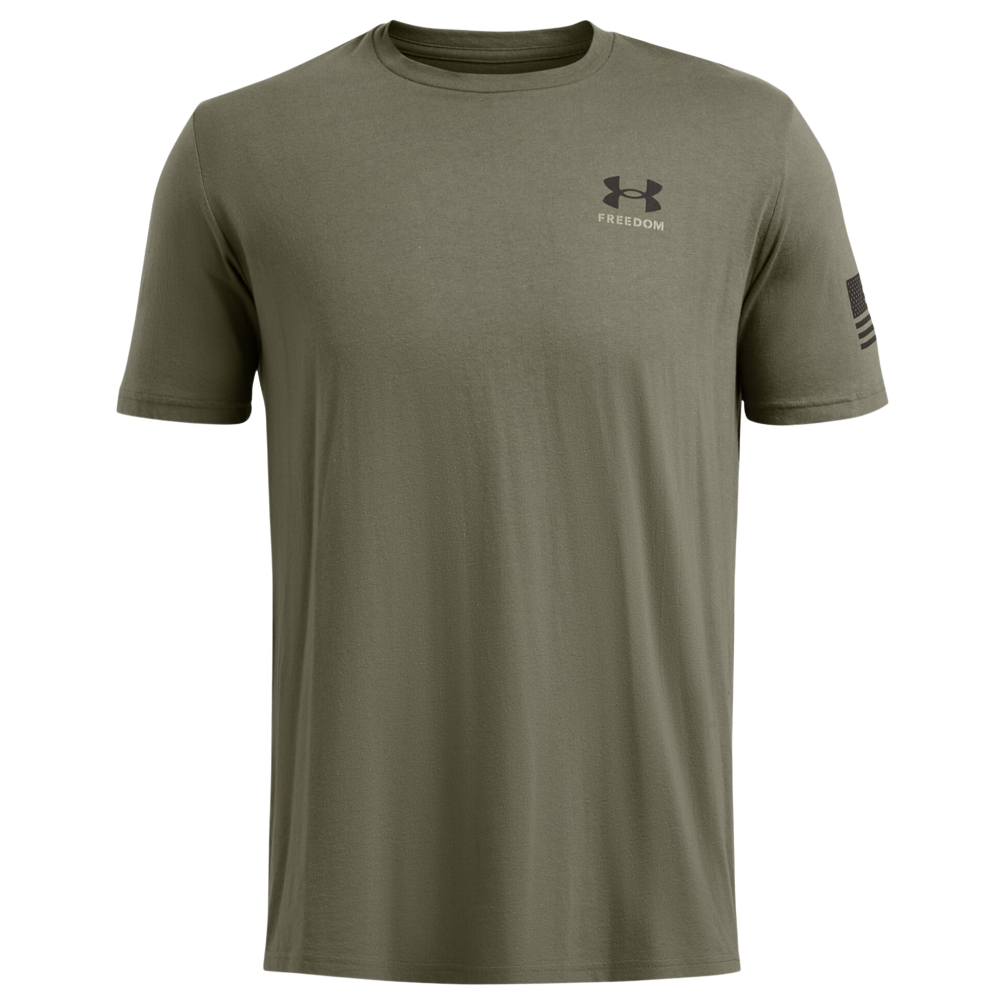 Army Under Armour Freedom By Land T-Shirt (OD Green)