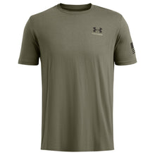 Load image into Gallery viewer, Army Under Armour Freedom By Land T-Shirt (OD Green)