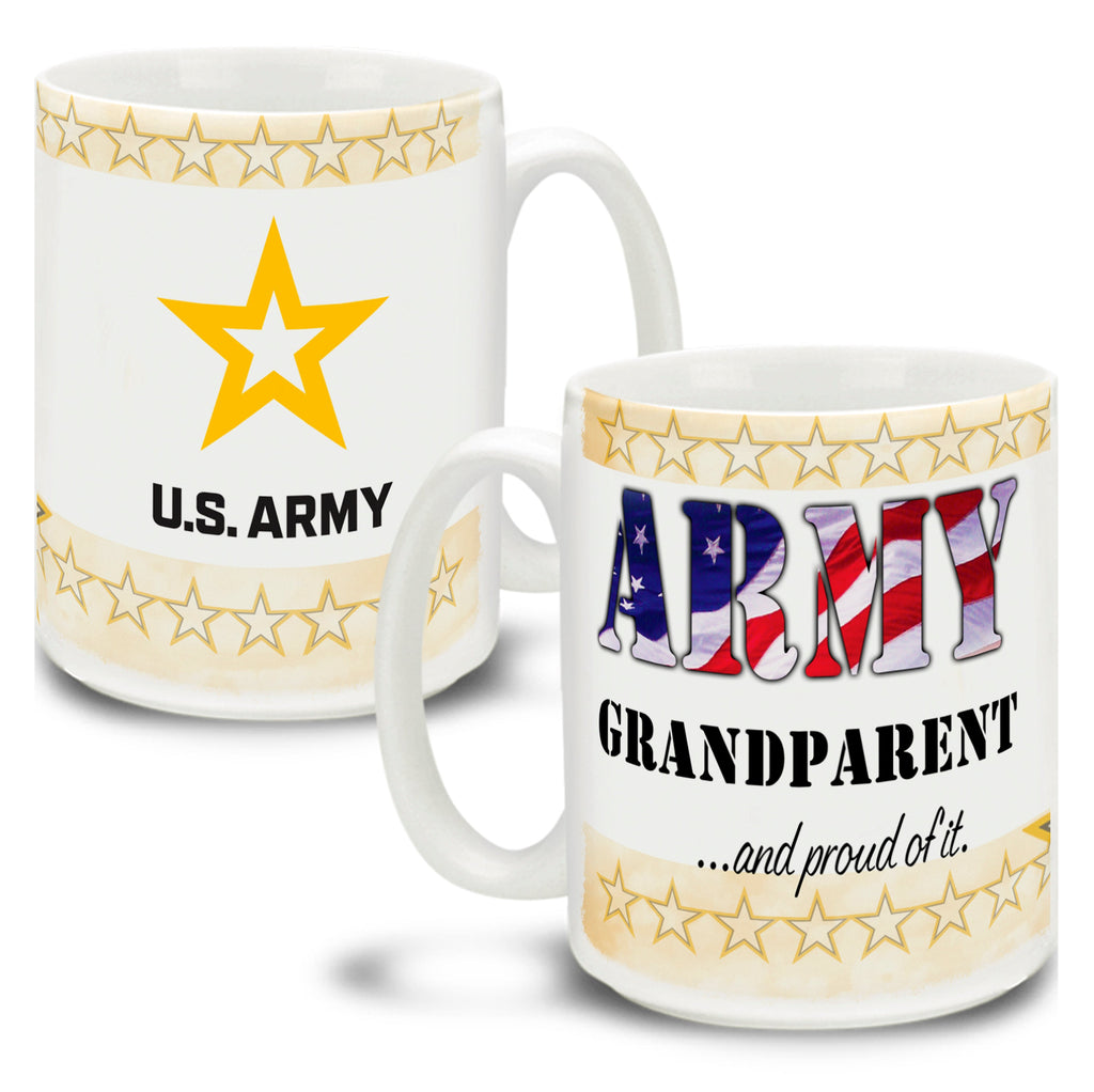 Army Star Grandparent And Proud Of It Mug