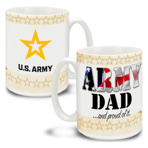 Army Star Dad And Proud Of It Mug