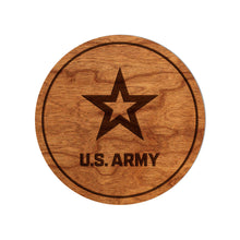 Load image into Gallery viewer, U.S. Army Star Coaster