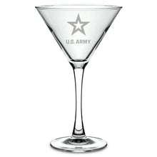 Load image into Gallery viewer, Army 10oz Martini Glass*