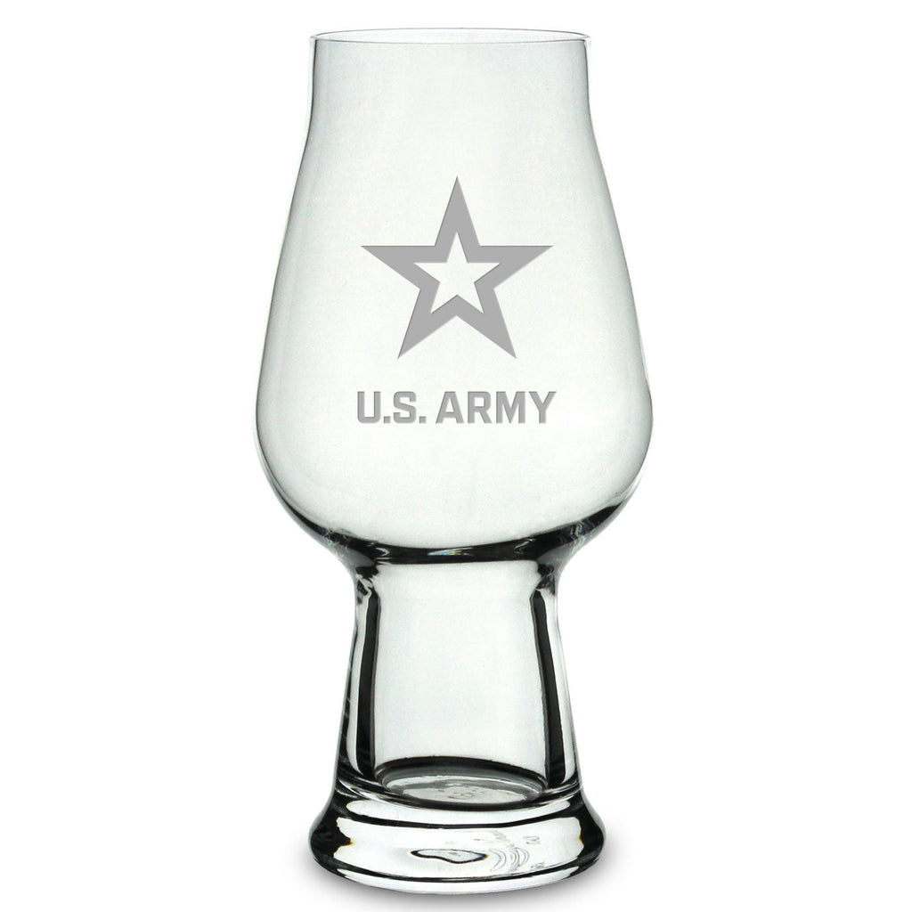 US Army 18.25oz Luigi Bormioli IPA Beer Glass