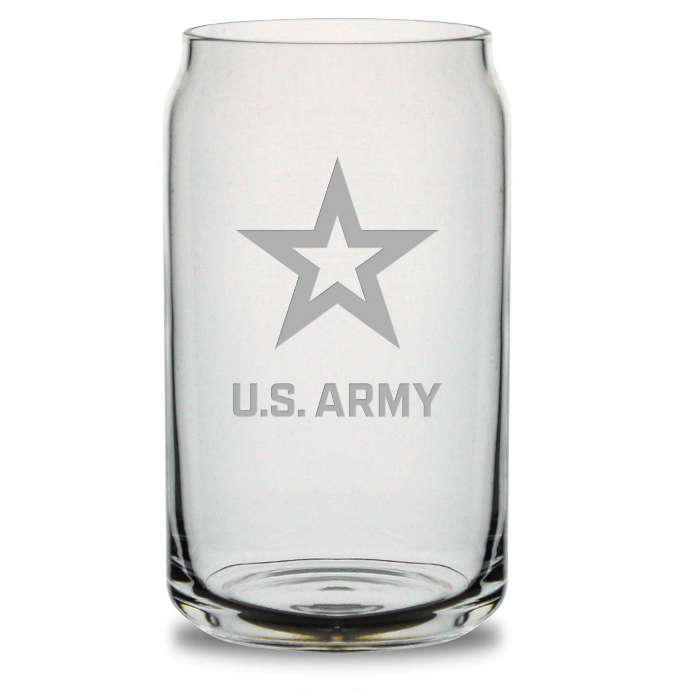 US Army 16oz Beer Can Glass*