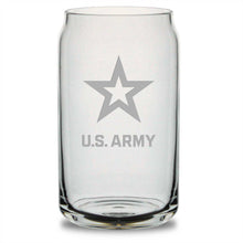 Load image into Gallery viewer, US Army 16oz Beer Can Glass*