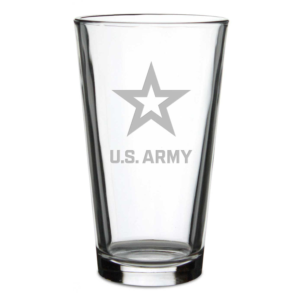 US Army 16oz Pub Glass