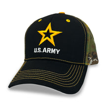 Load image into Gallery viewer, Army Star Camo Back Hat