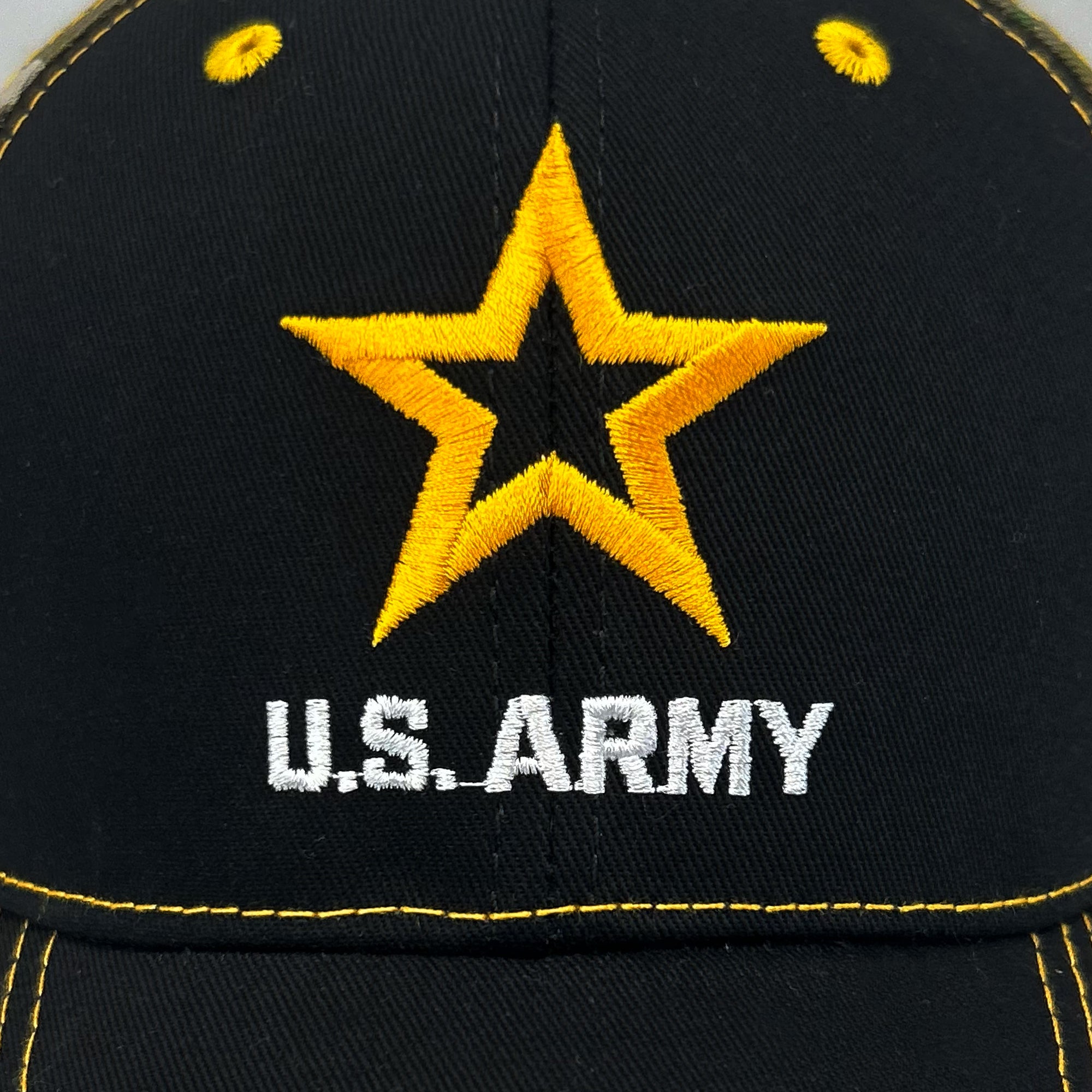 Army Star Camo Back Hat