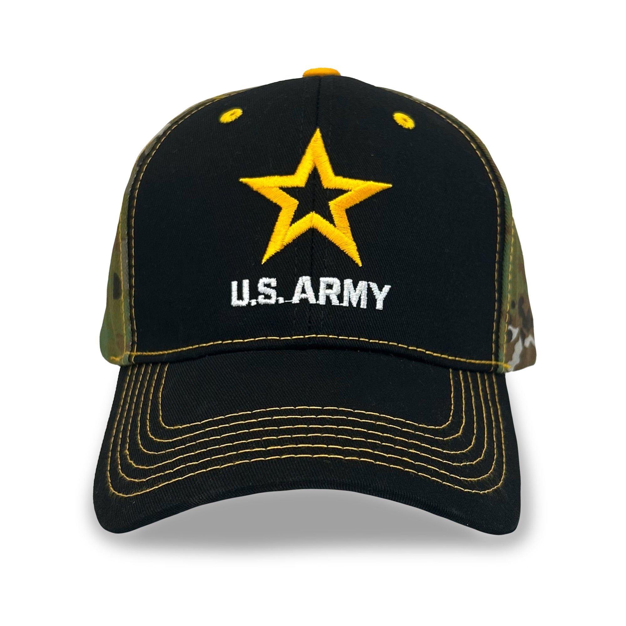 Army Star Camo Back Hat