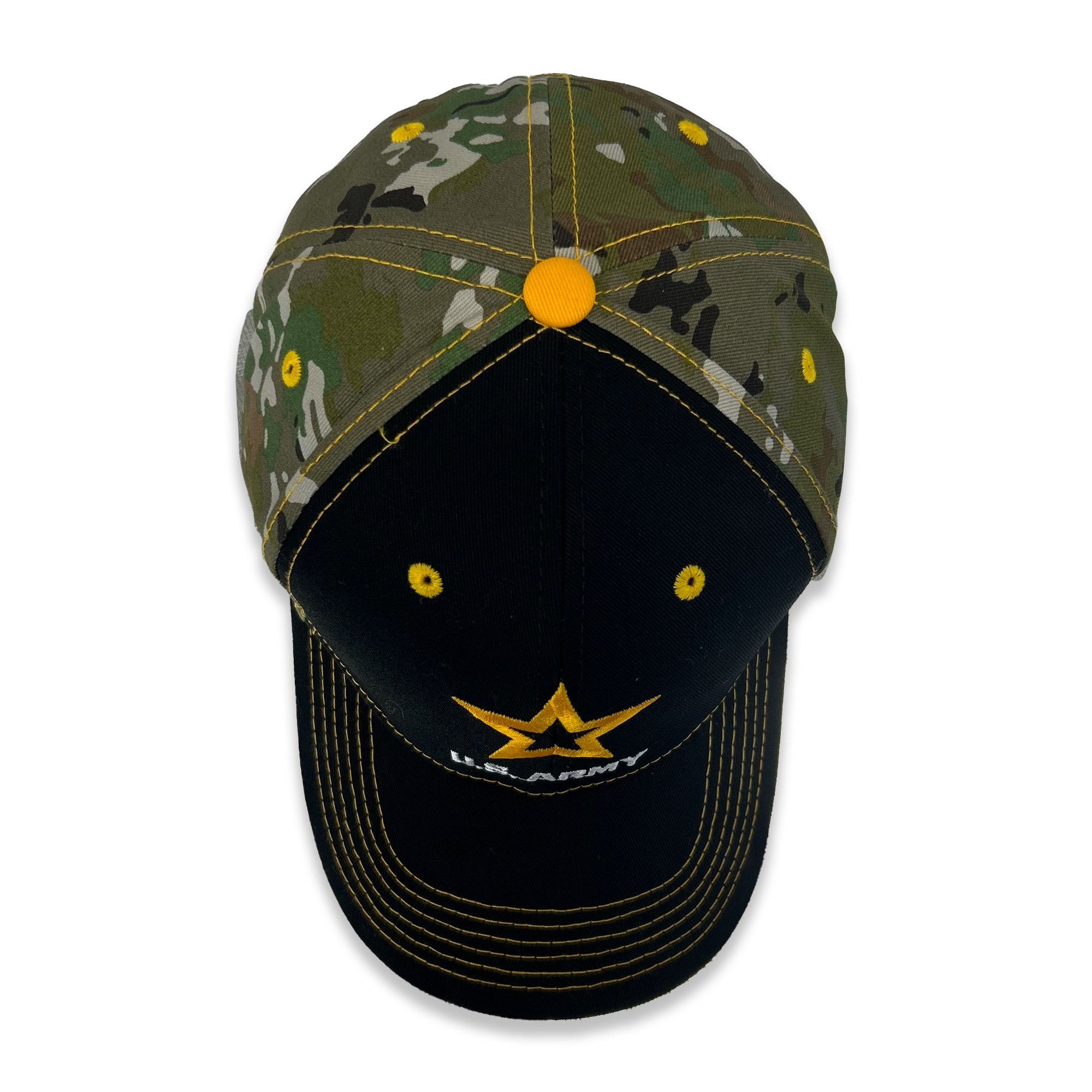 Army Star Camo Back Hat