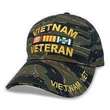 Load image into Gallery viewer, Deluxe Vietnam Tiger Stripe Hat