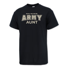 Load image into Gallery viewer, Army Aunt T-Shirt (Black)