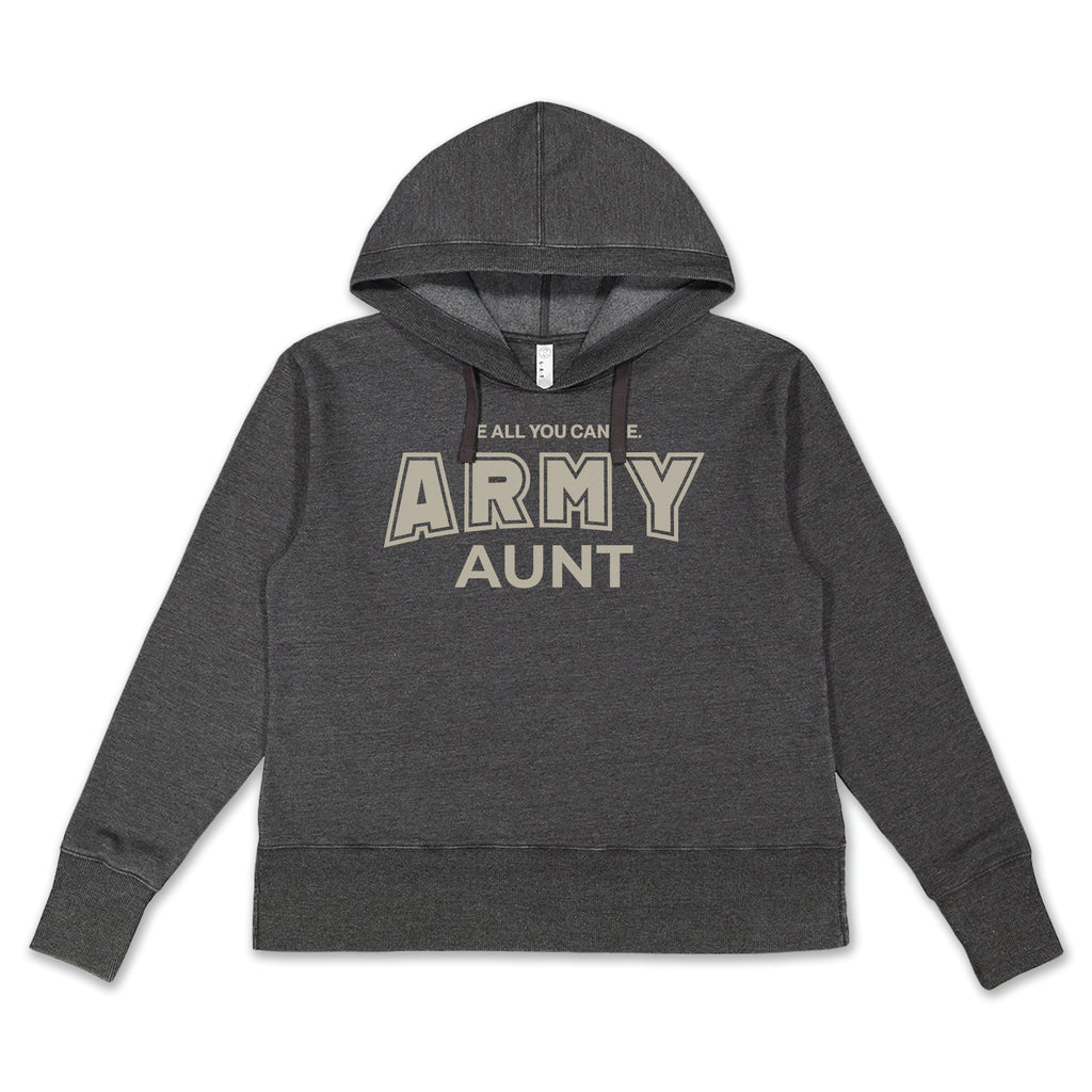 Army Aunt Ladies Hood (Washed Black)