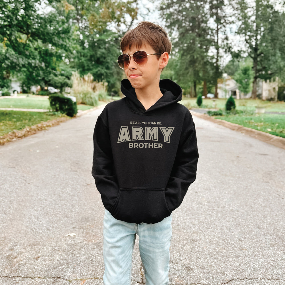 Army Brother Youth Hood (Black)