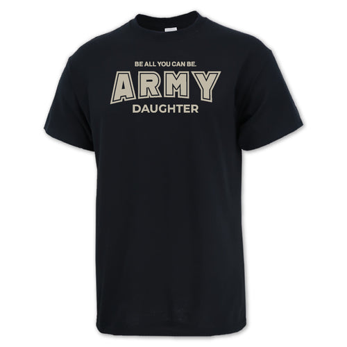 Army Daughter T-Shirt (Black)