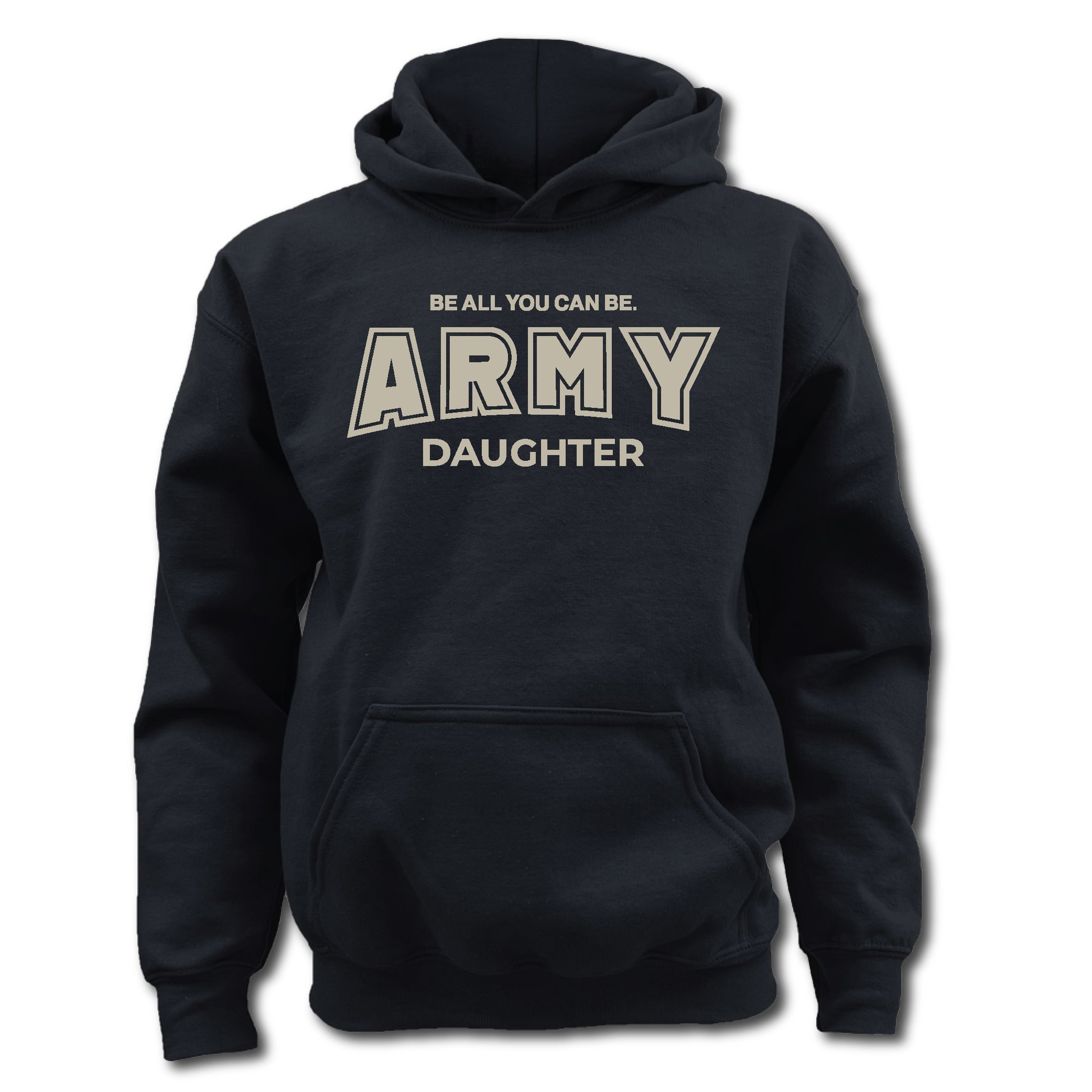 Army Daughter Youth Hood (Black)