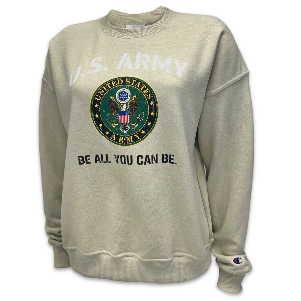 Army Ladies Champion Vintage Graphic Crewneck (Sand)