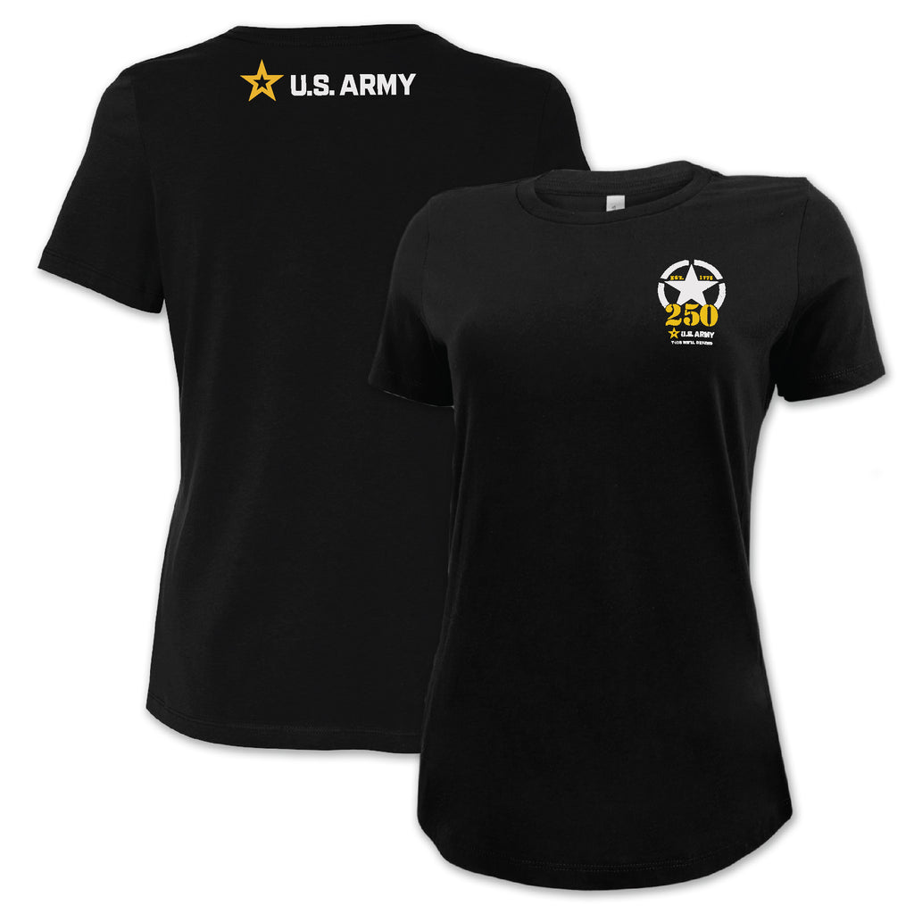 Army 250th Anniversary Ladies T-Shirt