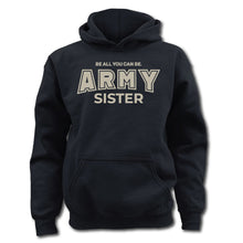 Load image into Gallery viewer, Army Sister Youth Hood (Black)