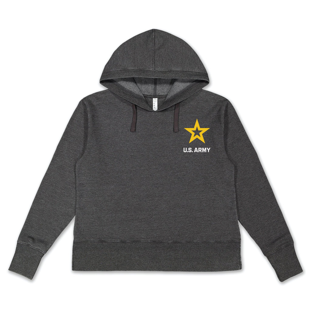 Army Star Left Chest Ladies Hood