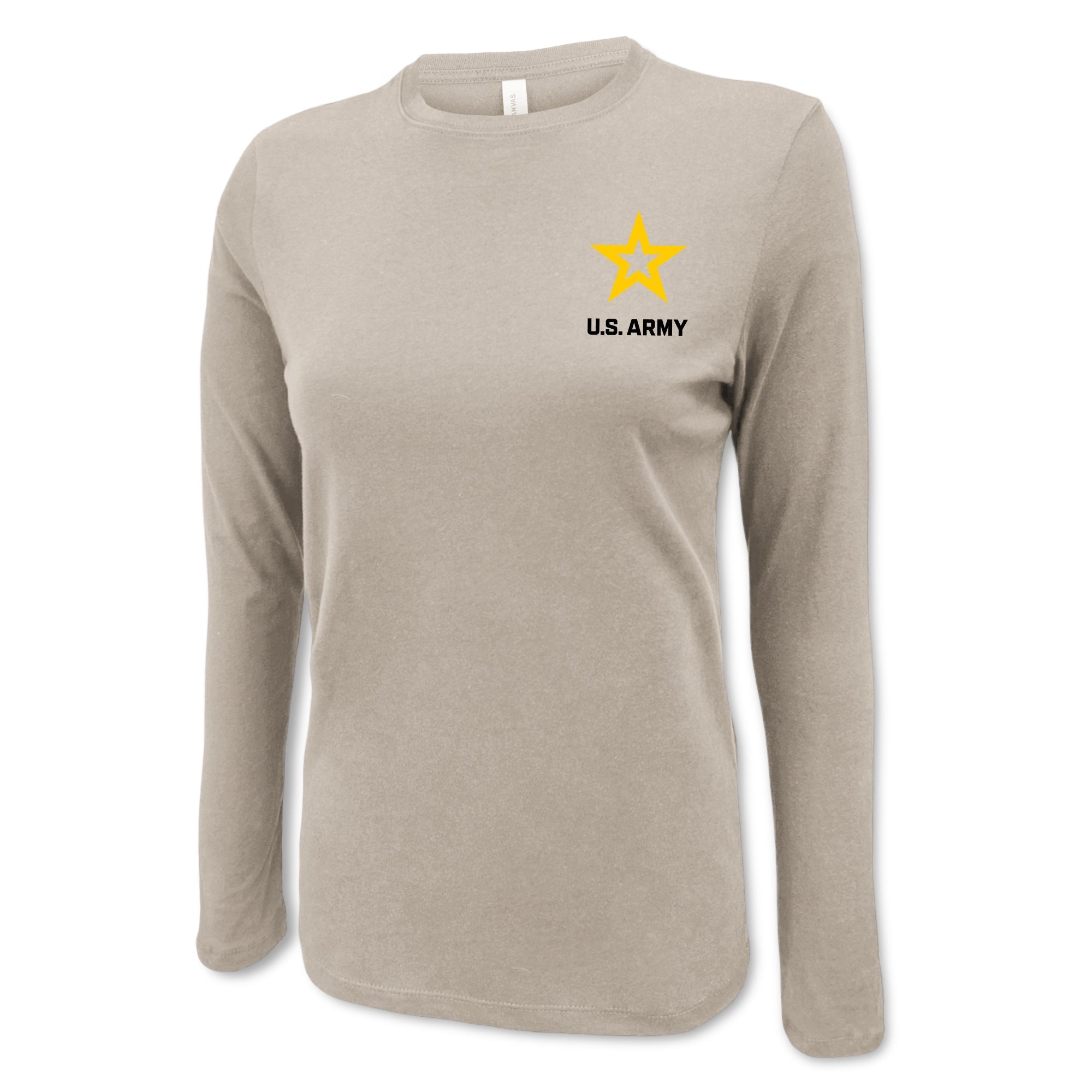 Army Star Ladies Left Chest Long Sleeve