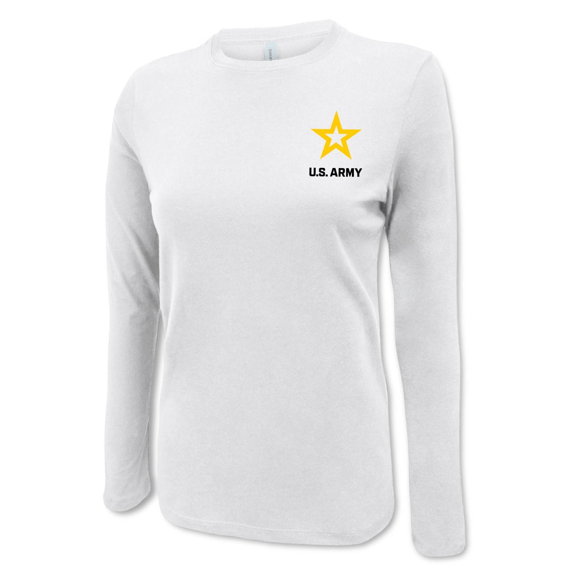 Army Star Ladies Left Chest Long Sleeve