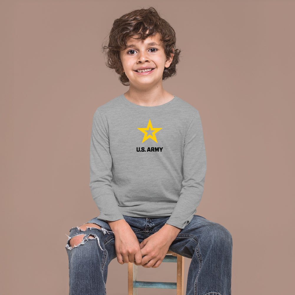 Army Star Youth Long Sleeve T-Shirt