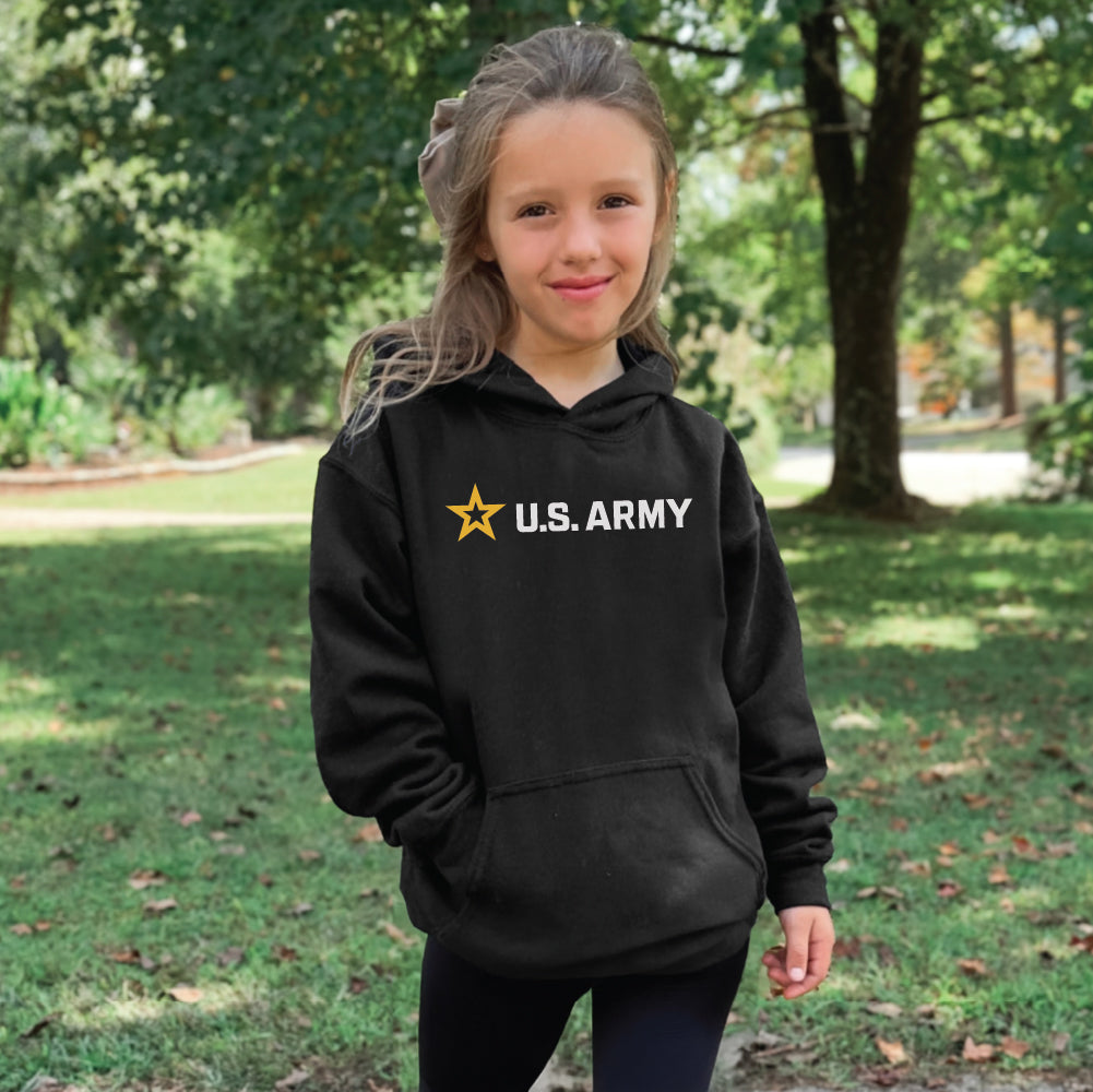 Army Star Youth Full Chest Hood