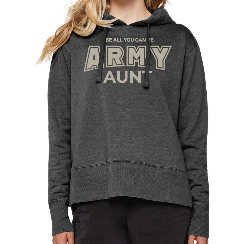 Army Aunt Ladies Hood (Washed Black)