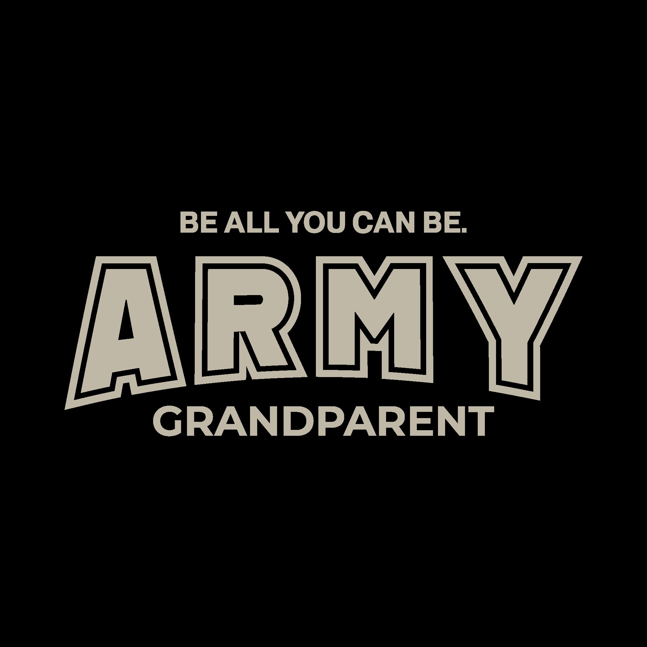 Army Grandparent Ladies Crewneck (Black)